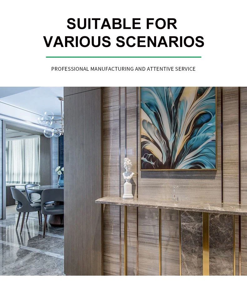 flat stainless steel trim for wall